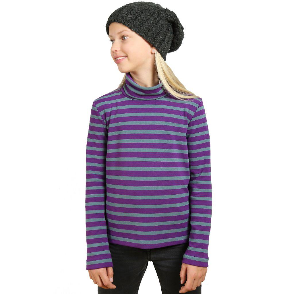 Papierschnittmuster Rollkragenshirt Romy Gr. 98-152